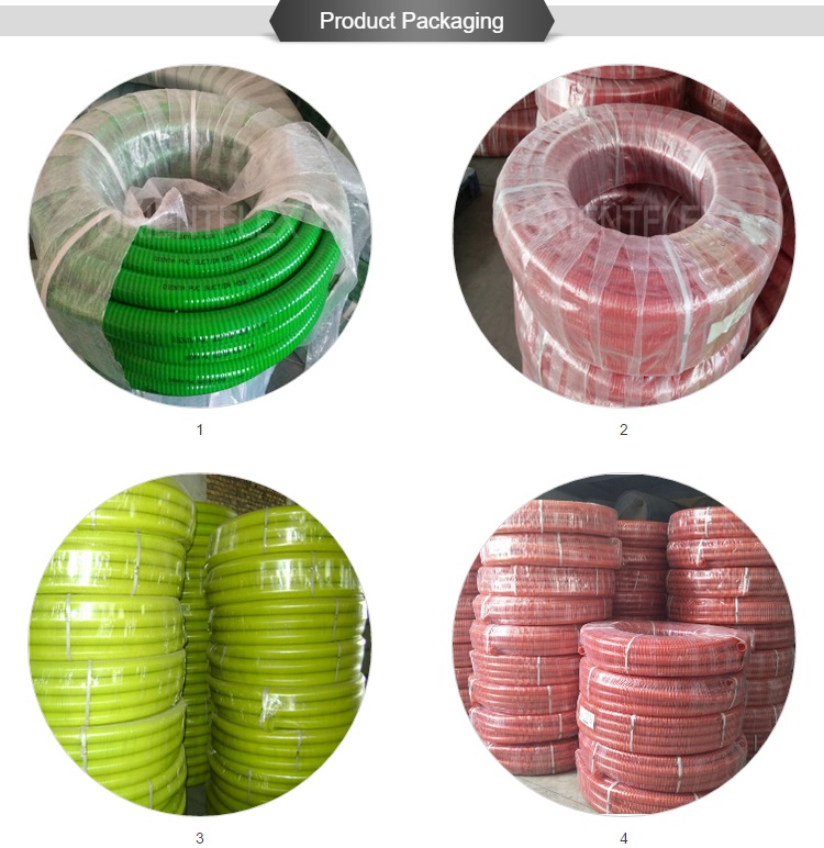 corrugated suction hose package