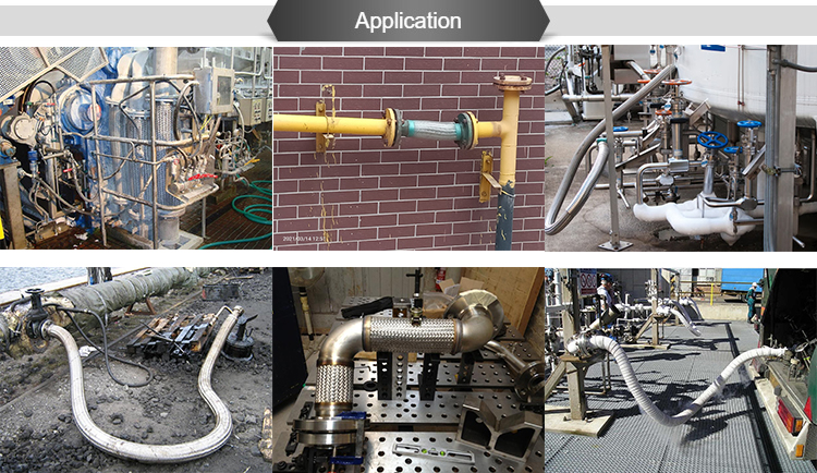 flexible metal hose application