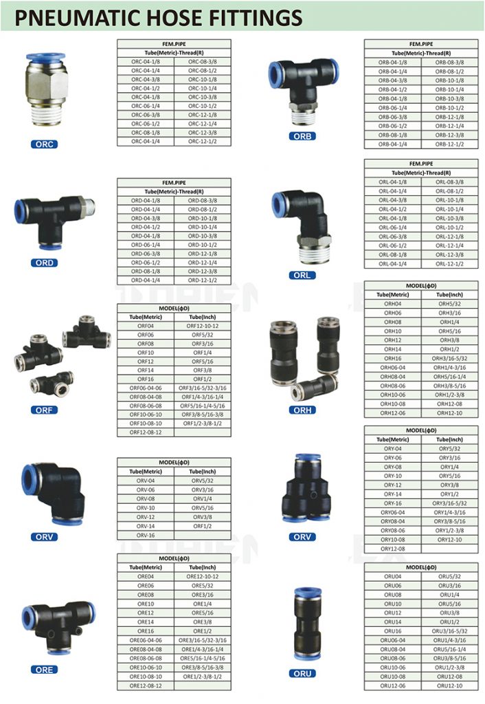 Plastic Hose Barb Styles