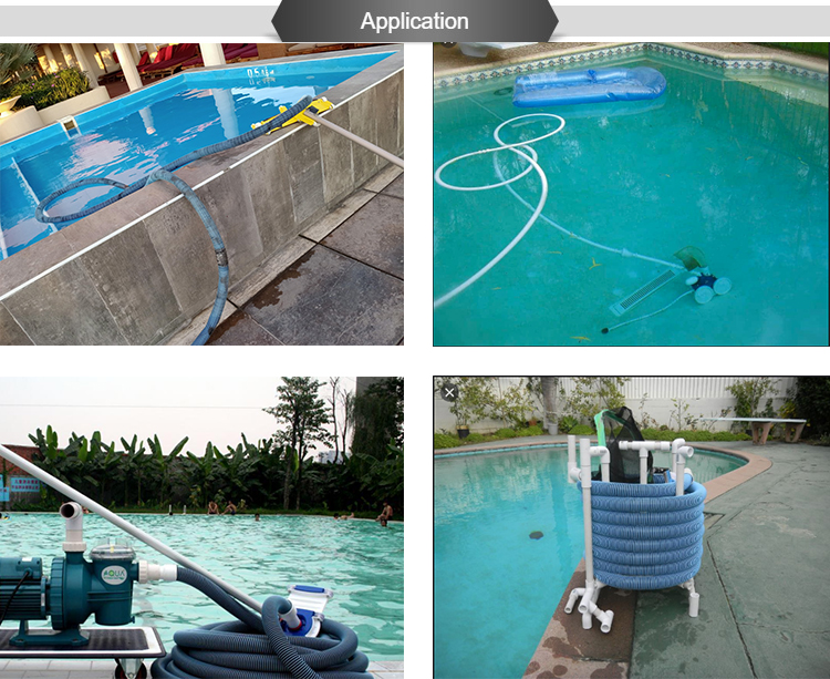 swimming pool vacuum hose application