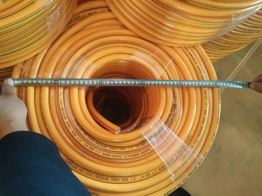 diameter test of agricltural sprayer hose